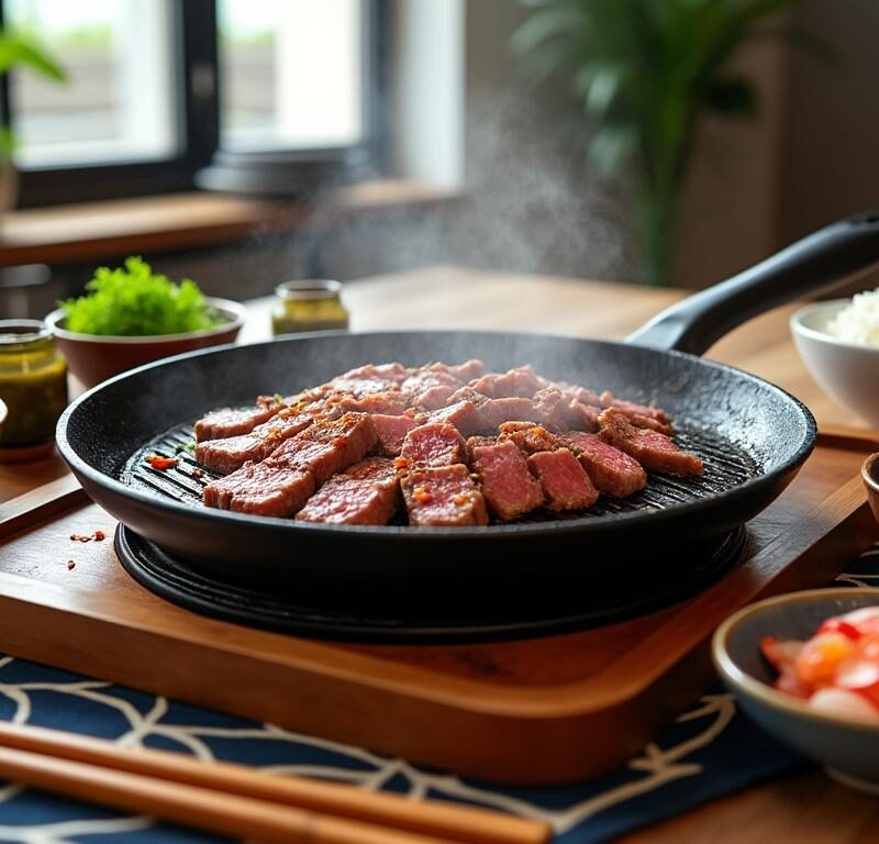 apprenez à préparer le bulgogi de bœuf traditionnel coréen avec notre recette authentique et facile à suivre. savourez un plat délicieusement mariné et emportez vos papilles en voyage en corée depuis votre cuisine.