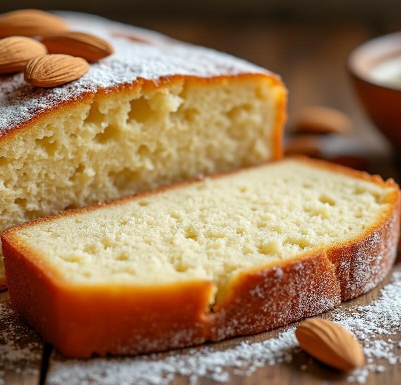 découvrez notre recette de délice moelleux, un gâteau gourmand à la farine de riz et aux amandes en poudre, parfait pour une pause douce et savoureuse.