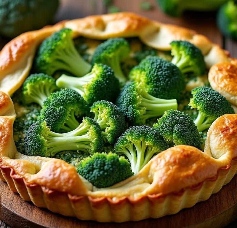 découvrez notre délicieuse tarte végétalienne aux brocolis, sans œufs ni fromage, parfaite pour un repas gourmand et sain. facile à préparer et pleine de saveurs !