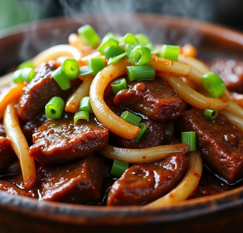 découvrez la recette classique du boeuf sauté aux oignons chinois, un plat savoureux et facile à préparer qui séduira vos papilles à coup sûr !
