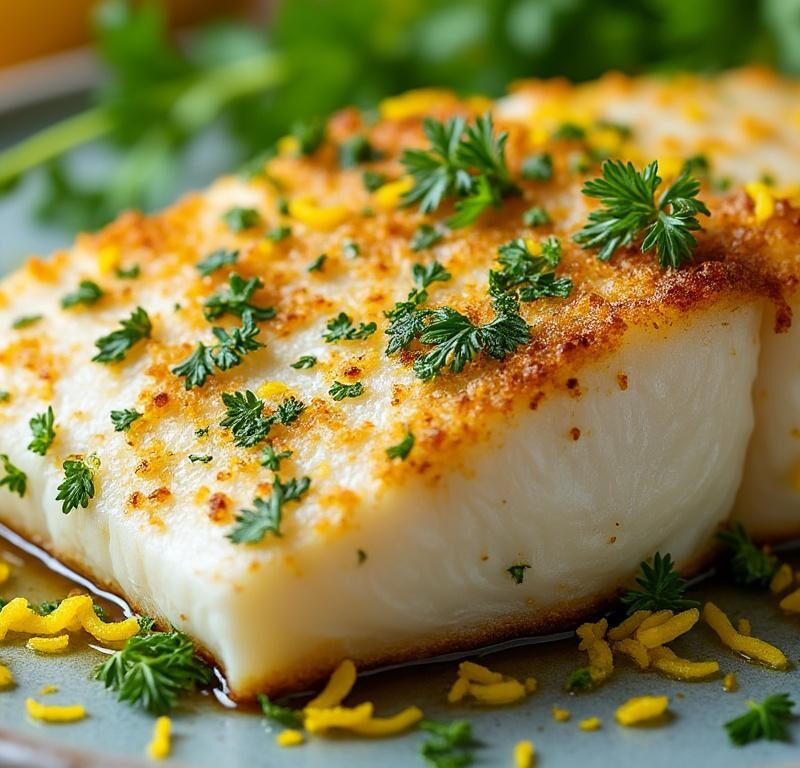 découvrez notre recette savoureuse et facile de filet de cabillaud en croûte d'herbes et citron, idéale pour un repas sain et gourmand.