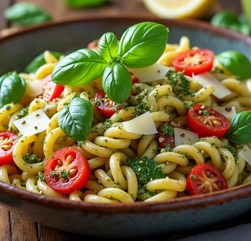 découvrez les secrets pour préparer une salade de pâtes au pesto savoureuse et facile, parfaite pour vos repas rapides et gourmands.