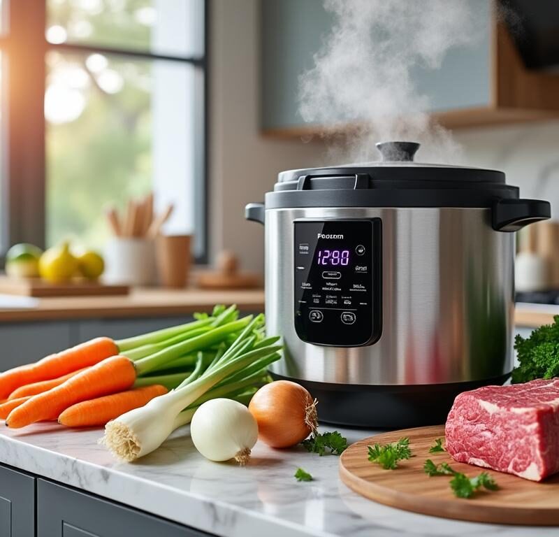 découvrez comment préparer un pot-au-feu savoureux rapidement grâce à la cocotte-minute, pour un repas traditionnel et délicieux en un temps record.