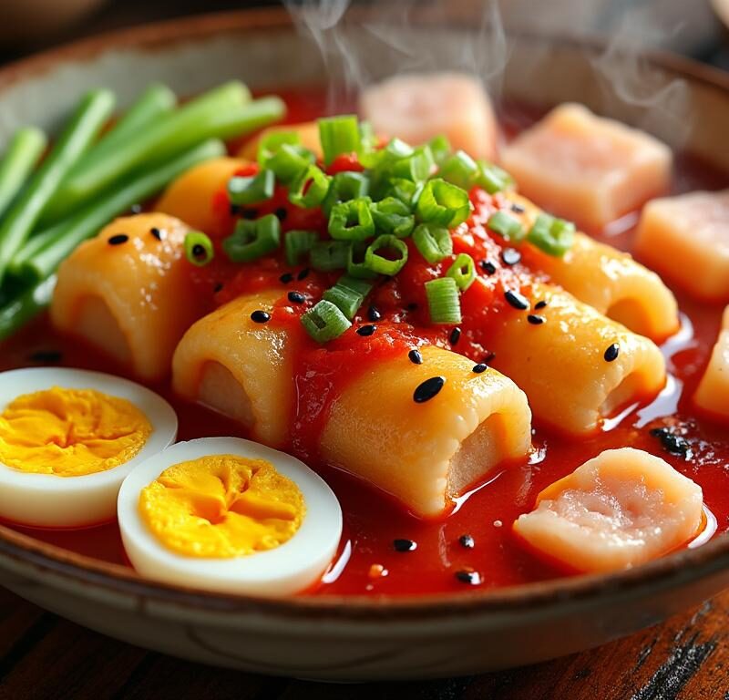 découvrez comment préparer un authentique tteokbokki coréen épicé avec notre recette facile à suivre. apportez les saveurs de la corée directement dans votre cuisine !