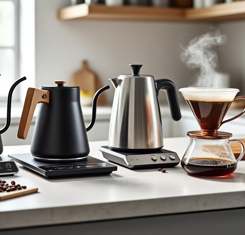 découvrez les bouilloires incontournables pour préparer un café d’exception, alliant design, performance et précision pour sublimer chaque tasse.