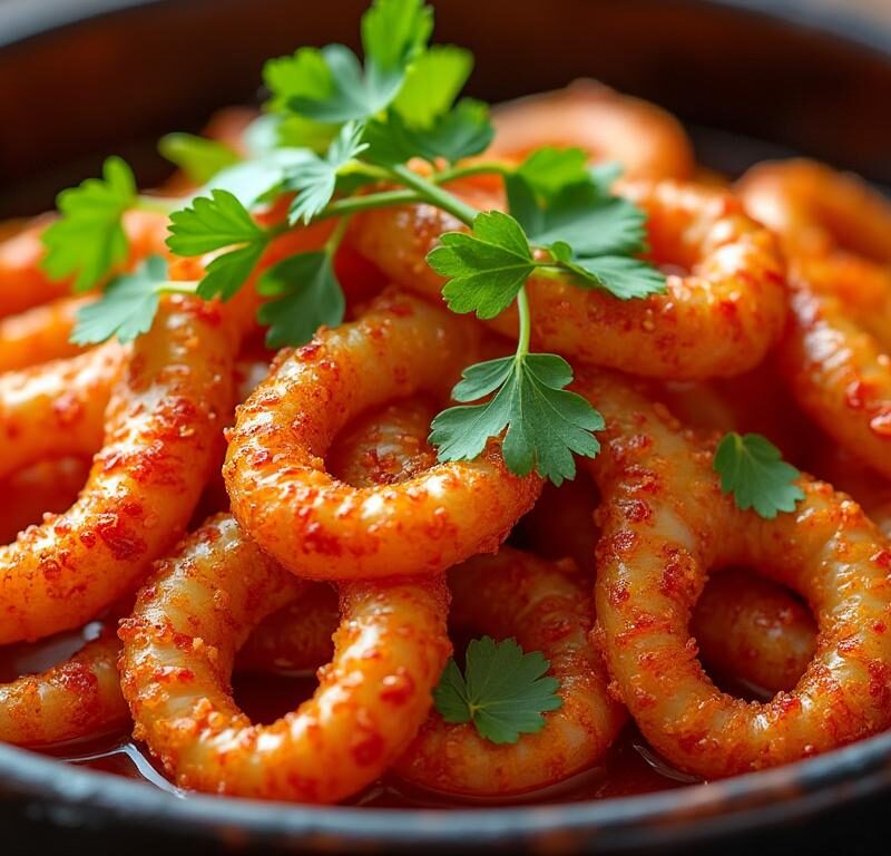 découvrez ojingeo bokkeum, un plat coréen savoureux de calamars sautés aux épices piquantes, parfait pour les amateurs de cuisine exotique et relevée.
